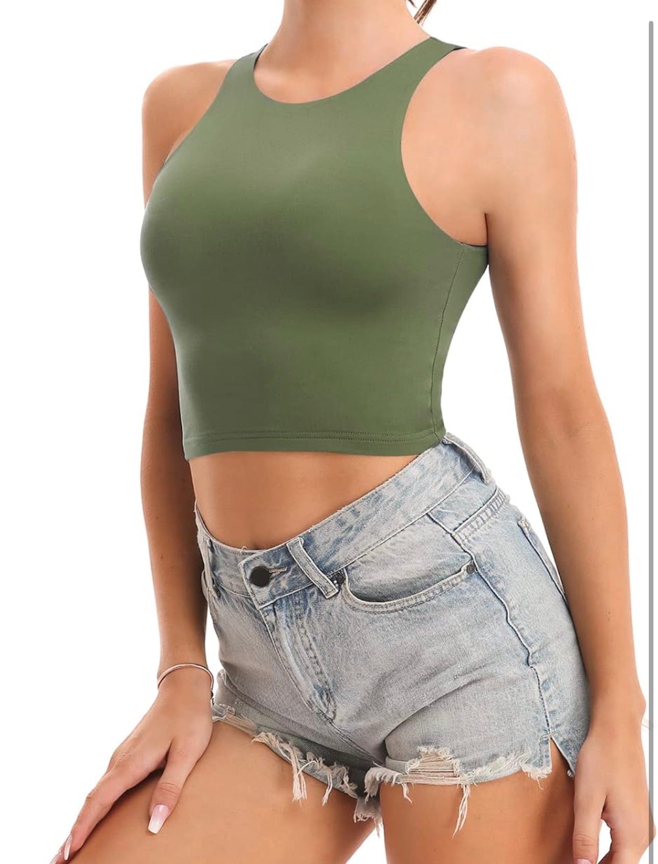 Crop Tops for Women Sleeveless Yoga Tops Pack