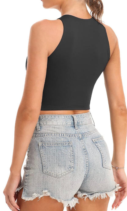 Crop Tops for Women Sleeveless Yoga Tops Pack